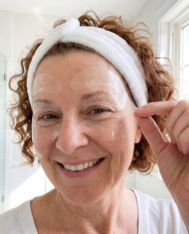Honoree at home after using the KOLLAE eye mask